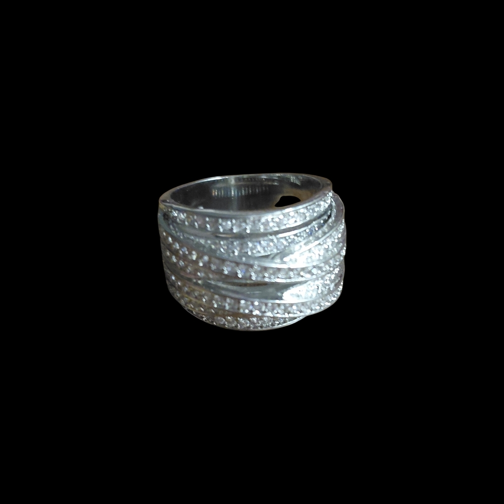 925 Silver Multi-layered Band Ring